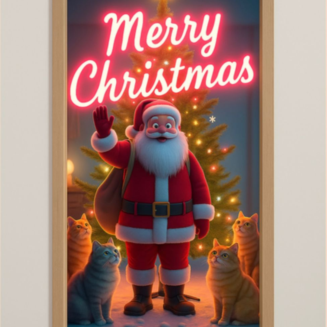 FUNDAS NAVIDEÑAS PARA PUERTA Super Promo 2X1 🎁