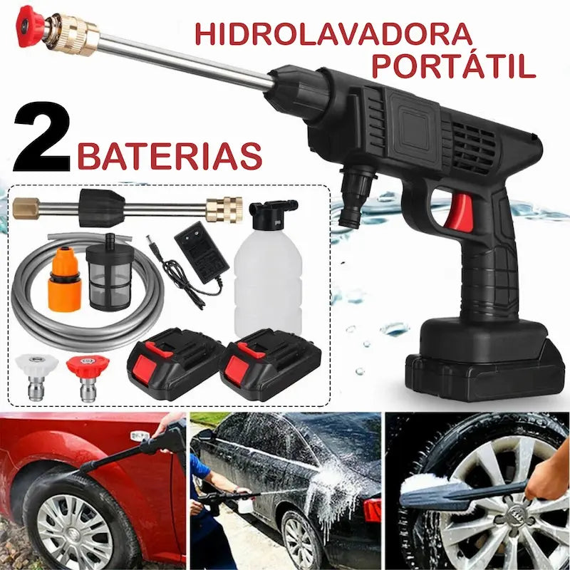 Hidrolavadora Inalámbrica de Alta Presión PowerJet Pro