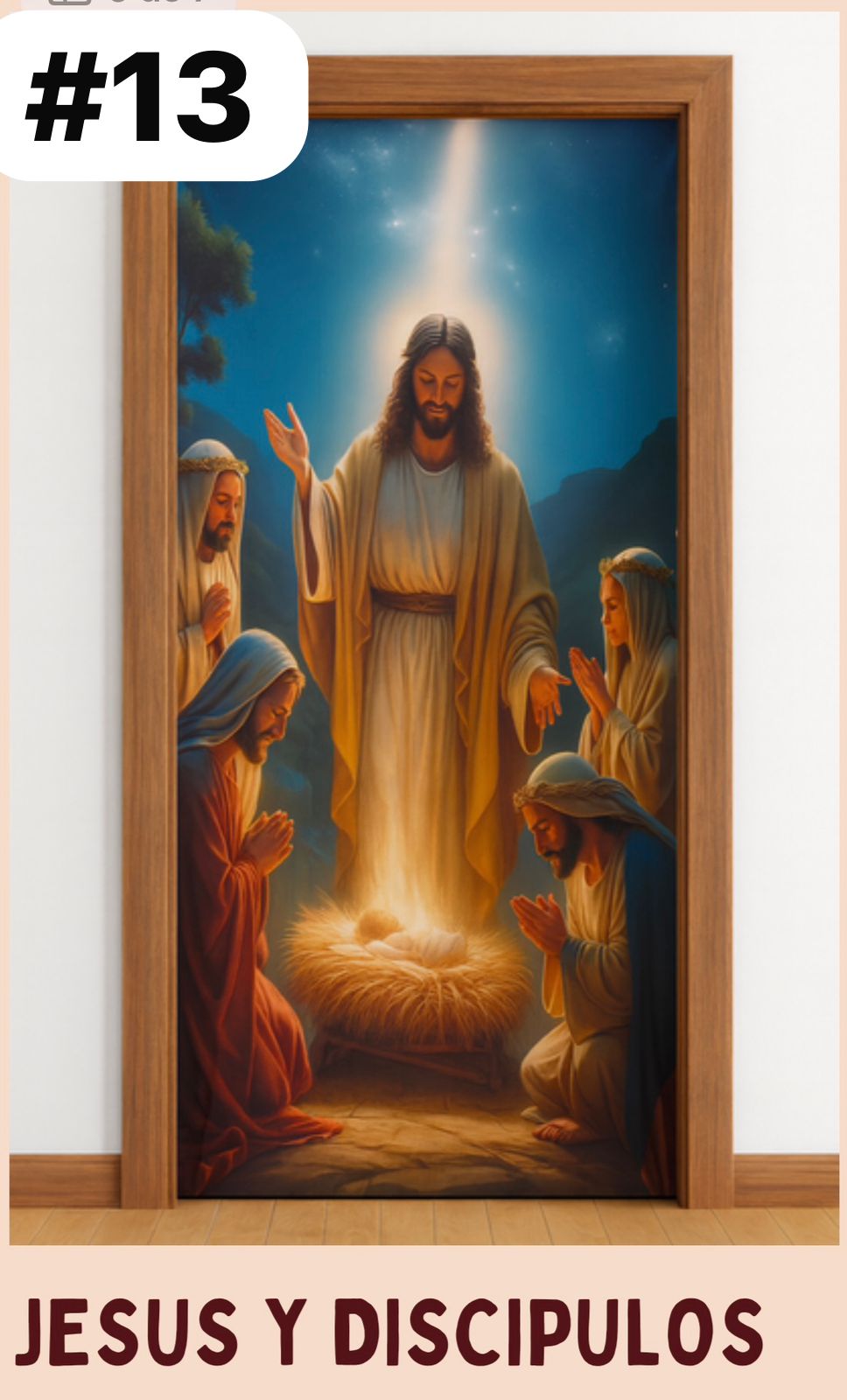 FUNDAS NAVIDEÑAS PARA PUERTA Super Promo 2X1 🎁